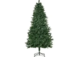 HOMCOM Weihnachtsbaum 1111 Spitzen Stahl Kunststoff 90 x 180H cm