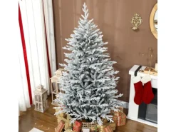 HOMCOM Weihnachtsbaum Kunststoff Metall 109L x 109B x 180H cm
