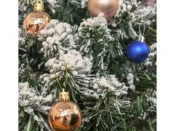 HOMCOM Weihnachtsbaum Kunststoff Polyester 32L x 32B x 60H cm