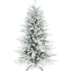 HOMCOM Weihnachtsbaum Kunststoff Metall 93L x 93B x 150H cm