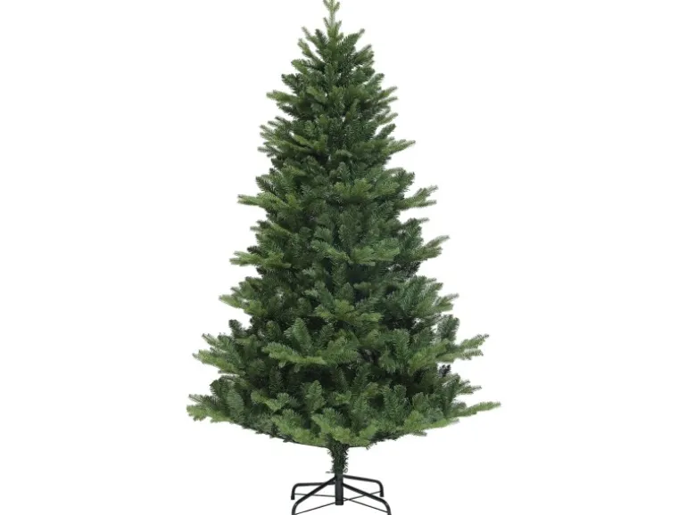 HOMCOM Weihnachtsbaum Kunststoff PE Stahl 105 x 180H cm