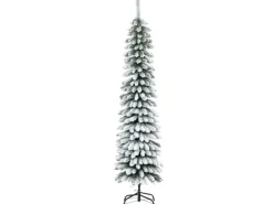 HOMCOM Weihnachtsbaum Kunststoff Metall 46 x 180H cm