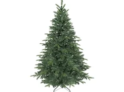 HOMCOM Weihnachtsbaum Kunststoff Metall 122L x 122B x 180H cm