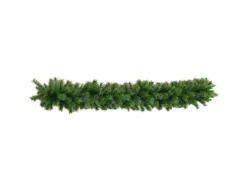 HOMCOM Weihnachtsgirlande Kunststoff Metall 180L x 30B x 30H cm
