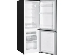 homeX Kühlschrank Mit Gefrierfach Kühl-Gefrierkombination Freistehend 173 Liter Nutzinhalt CFS1110-B Schwarz