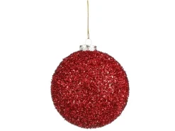 House of Seasons Weihnachtskugel Unzerbrechlich Ø 10 cm Rot