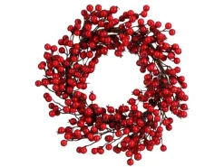 House of Seasons Weihnachtskranz Beeren Ø 40 cm Rot