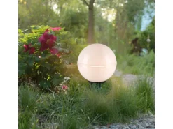 Just Light. Außen-Dekoleuchten Hemis Weiß Ø 20 cm