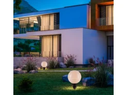 Just Light. Außen-Dekoleuchten Hemis Weiß Ø 20 cm