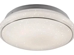 Just Light. LED-Deckenleuchte Jupiter Weiß Ø 35 cm