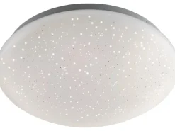 Just Light. LED-Deckenleuchte Skyler Weiß Ø 25 cm