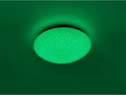 Just Light. LED-Deckenleuchte Skyler Weiß Ø 25 cm