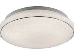 Just Light. LED-Deckenleuchte Jupiter Sternenhimmel Weiß Ø 80 cm
