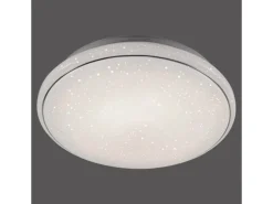 Just Light. LED-Deckenleuchte Jupiter Sternenhimmel Weiß Ø 59 cm