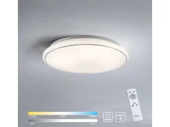 Just Light. LED-Deckenleuchte Jupiter Sternenhimmel Weiß Ø 59 cm