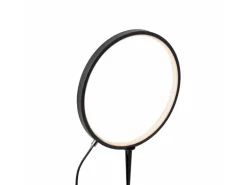 Just Light. LED-Erdspießleuchte Zirkulu Schwarz 48 cm x Ø 32 cm