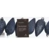 Kaemingk Christbaumschmuck Zapfen Bruchfest  4,5cm  H 8cm 6 Stk Blau