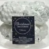 Kaemingk Christbaumschmuck Zapfen Glas  5 cm Laenge 7 cm 6 Stueck Silber