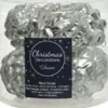 Kaemingk Christbaumschmuck Zapfen Glas  5 cm Laenge 7 cm 6 Stueck Silberfarbend