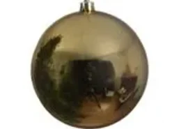 Kaemingk Weihnachtsbaumkugeln Bruchfest  20 cm 1 Stueck HellGold Glanz