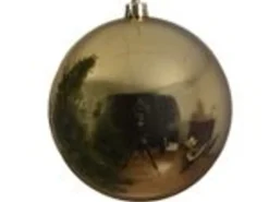 Kaemingk Weihnachtsbaumkugeln Bruchfest  14 cm 1 Stueck HellGold Glanz