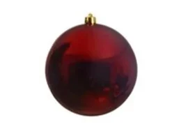 Kaemingk Weihnachtsbaumkugeln Bruchfest  14 cm 1 Stueck Ansicht Farbe Rot Glanz