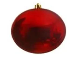 Kaemingk Weihnachtsbaumkugeln Bruchfest  25 cm 1 Stueck Rot Glanz