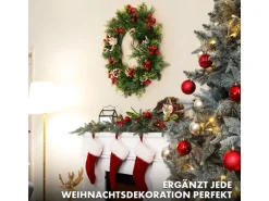 KARAT Weihnachtskranz Pinecone Dekorativer Kranz für Weihnachten Durchmesser 42 cm