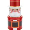 Keksdose Weihnachtsmann Ø 13,5 cm x 25,5 cm