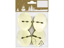 Kerzenhalter mit Tropfteller Metall Gold 4er Set Ø 6 cm