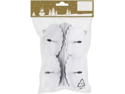 Kerzenhalter mit Tropfteller Metall Silber 4er Set Ø 7 cm