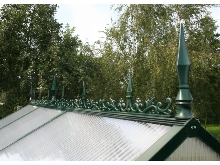 KGT Firstverzierung für Gewächshaus Typ III Tannengrün