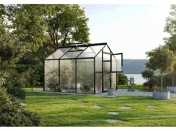 KGT Gewächshaus Novum III Tannengrün 8,4 m²