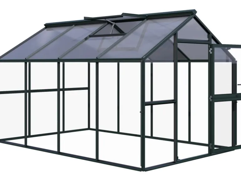 KGT Gewächshaus Novum IV Tannengrün 11,14 m²