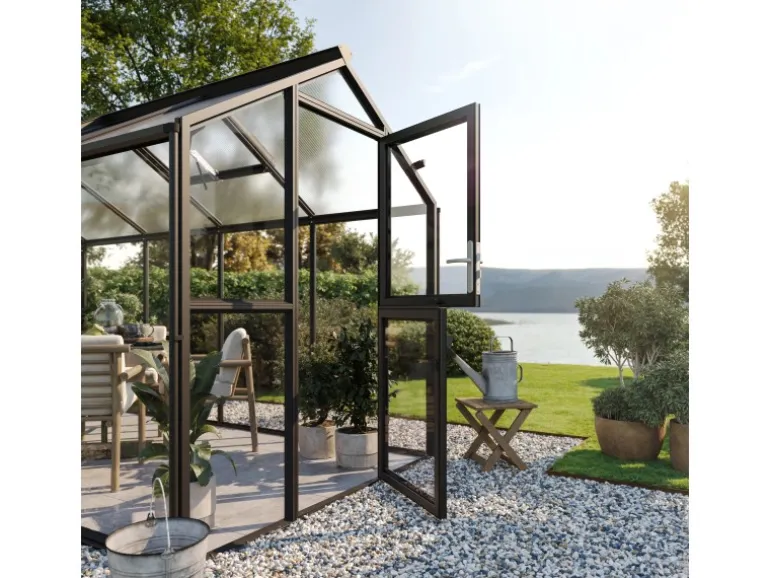 KGT Gewächshaus Novum IV Tannengrün 11,14 m²