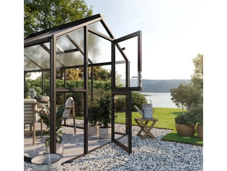 KGT Gewächshaus Novum IV Tannengrün 11,14 m²