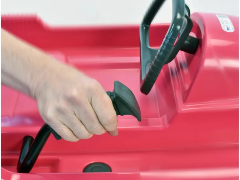 KHW Lenkschlitten Kunststoff Snow Fox Pink