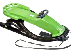 KHW Schlitten Snow Future mit Teleskoplenkung und Metallbremsen Grün