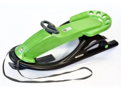 KHW Schlitten Snow Future mit Teleskoplenkung und Metallbremsen Grün