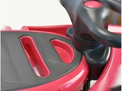 KHW Schlitten Snow Tiger de Luxe mit Lenkrad und Kufe Pink