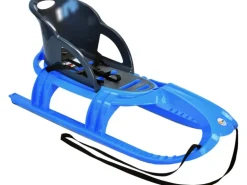 KHW Schlitten Snow Tiger Comfort mit Kindersportsitz Iceblue