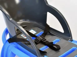 KHW Schlitten Snow Tiger Comfort mit Kindersportsitz Iceblue