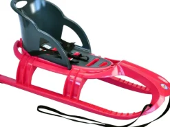 KHW Schlitten Snow Tiger Comfort mit Kindersportsitz Pink