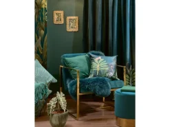 Kissen Samt Glam Forest Grün 45 cm x 45 cm