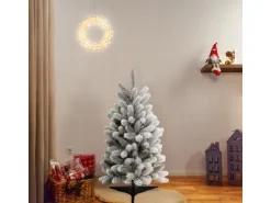 Künstlicher Weihnachtsbaum Tannenbaum Nagano mit Kunstschnee 90 cm Kunststanne