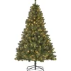 Künstlicher Weihnachtsbaum LED Tannenbaum Tramso 185 cm Kunsttanne Grün