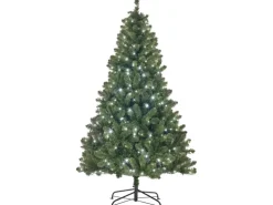 Künstlicher Weihnachtsbaum LED Tannenbaum Tramso 185 cm Kunsttanne Grün