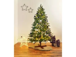 Künstlicher Weihnachtsbaum Dalbyn 180 cm Tannenbaum inkl. Holzständer Kunsttanne