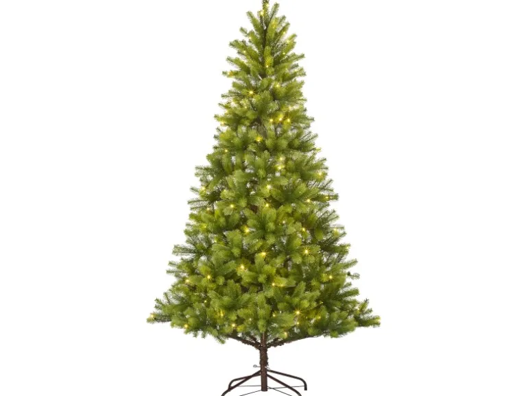 Künstlicher Weihnachtsbaum LED Tannenbaum Nagano 180 cm Kunsttanne Grün
