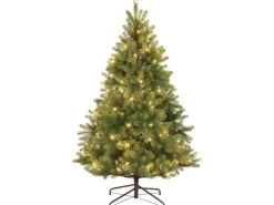 Künstlicher Weihnachtsbaum LED Tannenbaum Nagano 150 cm Kunsttanne Grün